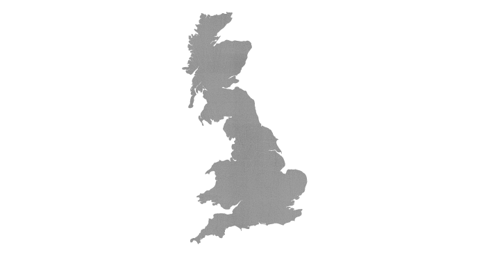 Karte des Landes England